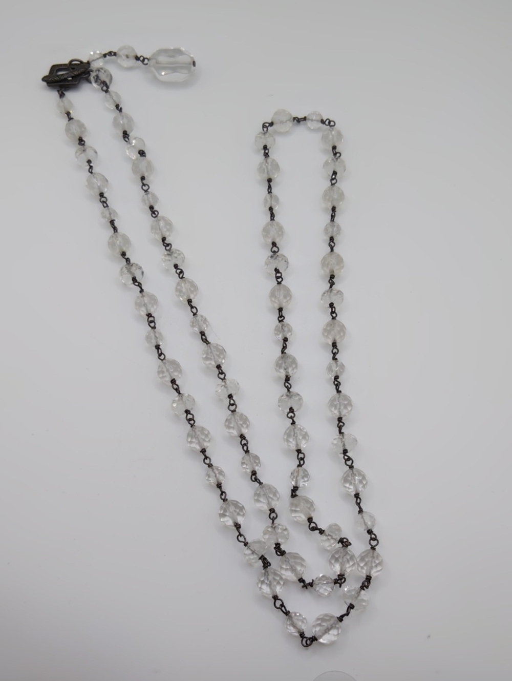 Silpada Retired Clear Crystal Necklace
